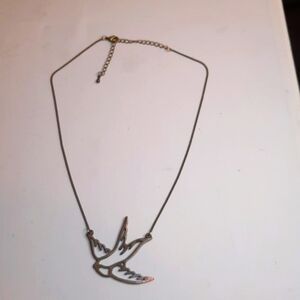 Bronze  flying  bird necklaces